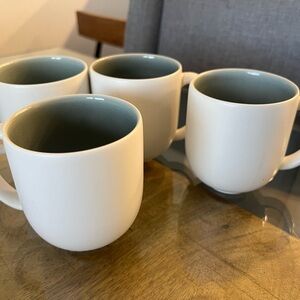 4 Tourron Grey (Ecorce) by JARS-FRANCE Elegant Mug Set